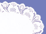 Oval paper Doilies